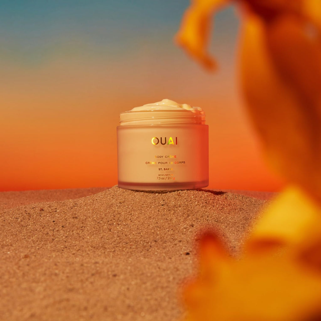 OUAI Body Cream, St. Barts - Hydrating Whipped Body Cream with Cupuaçu Butter, Coconut Oil and Squalane - Softens Skin and Delivers Healthy-Looking Glow - Sulfate-Free Skin Care (7.5 Oz) OUAI Au supplements