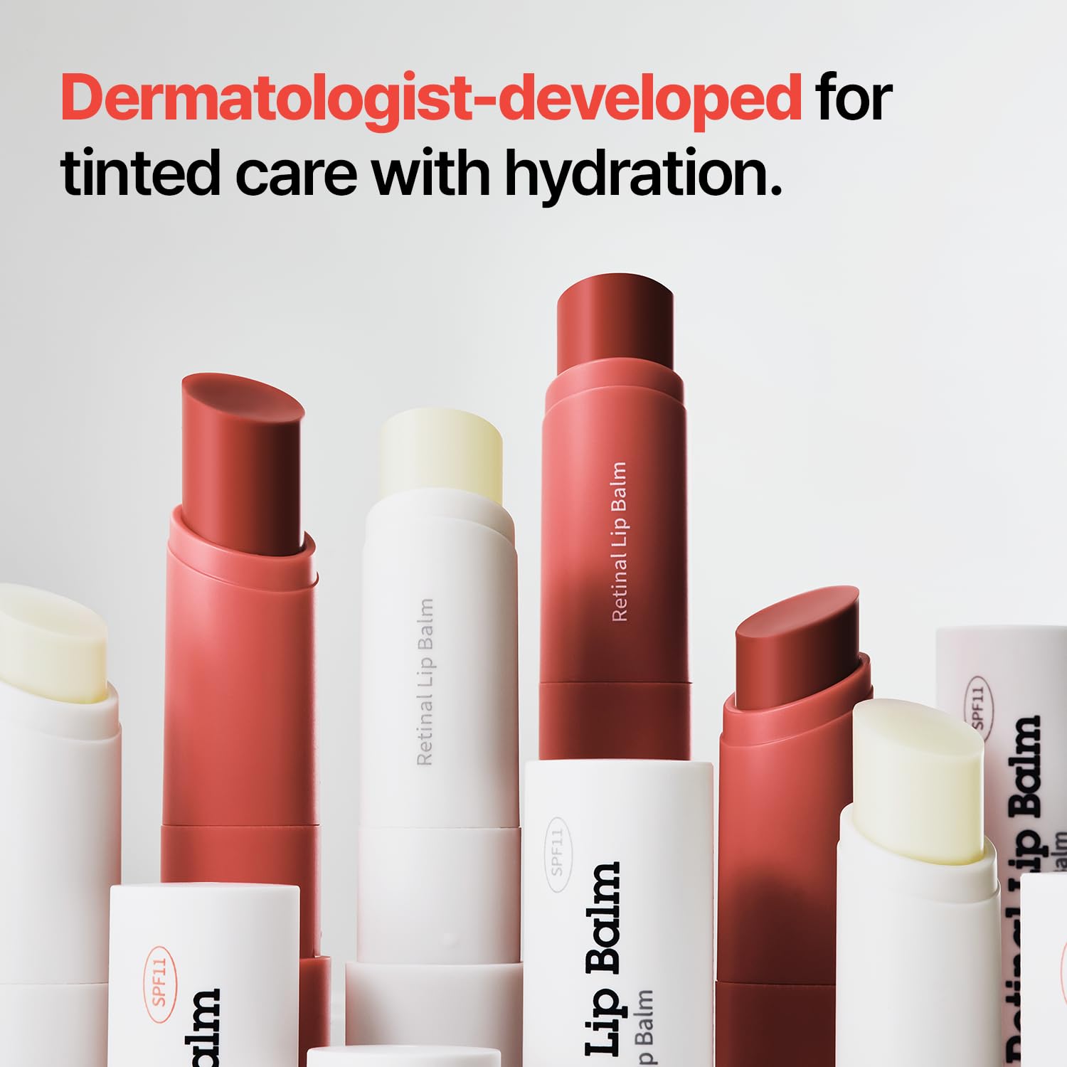 Dr.Different Retinal Lip Balm Tinted, Anti-Wrinkle Lip Treatment with Deep Hydration & Long-Lasting Moisture