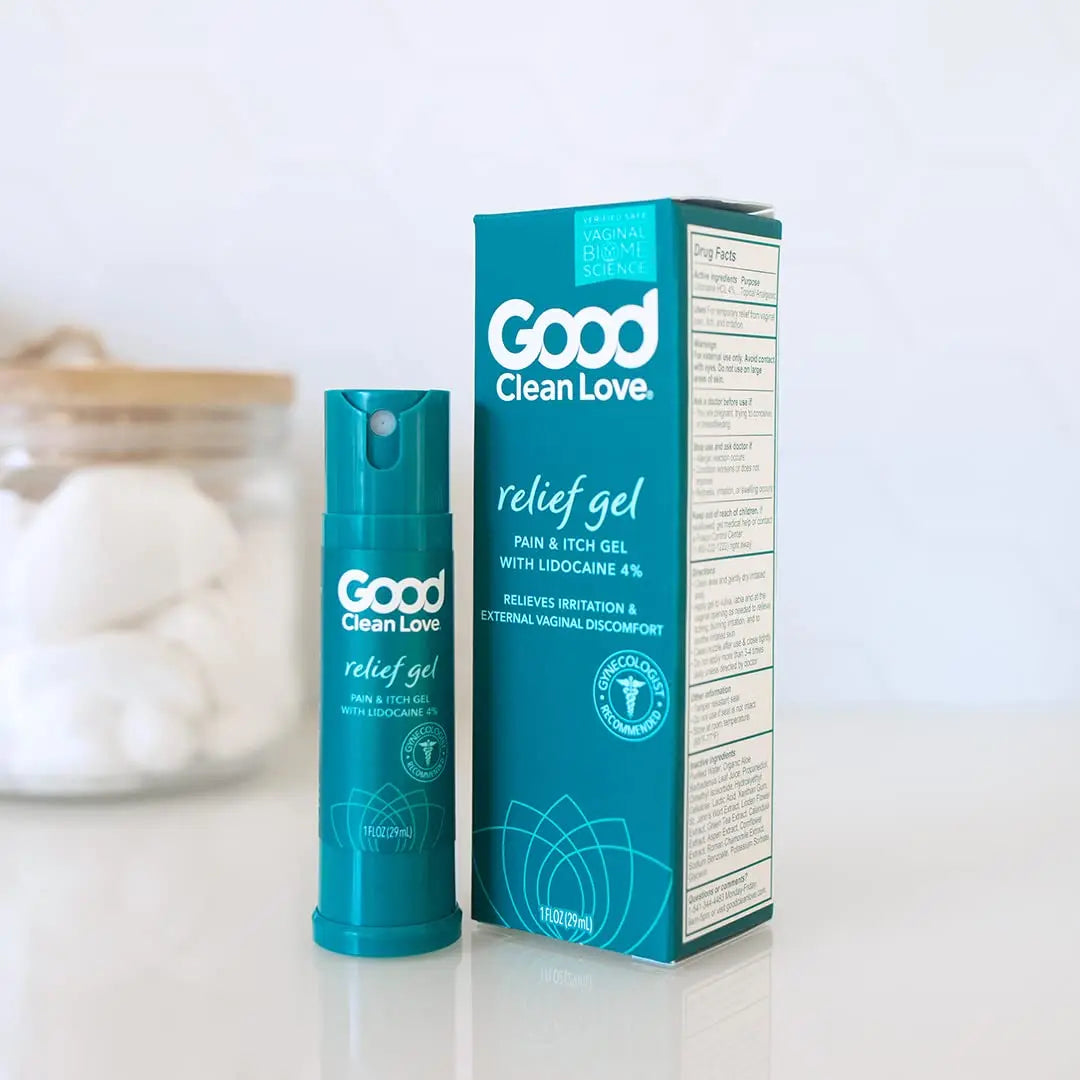 Good Clean Love Relief Gel Pain & Itch with Lidocaine 4%, Fast-Acting Relief from Pain, Itch, and Irritation Good Clean Love Au supplements