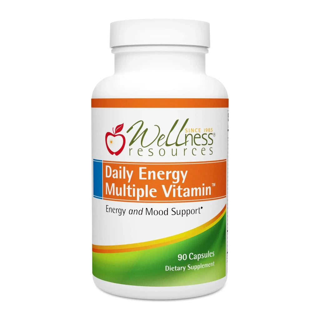 Wellness Resources Daily Energy Multiple Vitamin - 90 Capsules - Methylated Daily MTHFR Multivitamin Without Iron Wellness Resources Au supplements