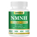 GHKALQ NMNH Supplement 1000mg,Liposomal Pure Nicotinamide Mononucleotide,Boost NAD Level with Resveratrol & Nicotinamide Riboside NR,High Absorption,for Cellular,Energy,Non-GMO,Vegan,120 Capsules GHKALQ Au supplements
