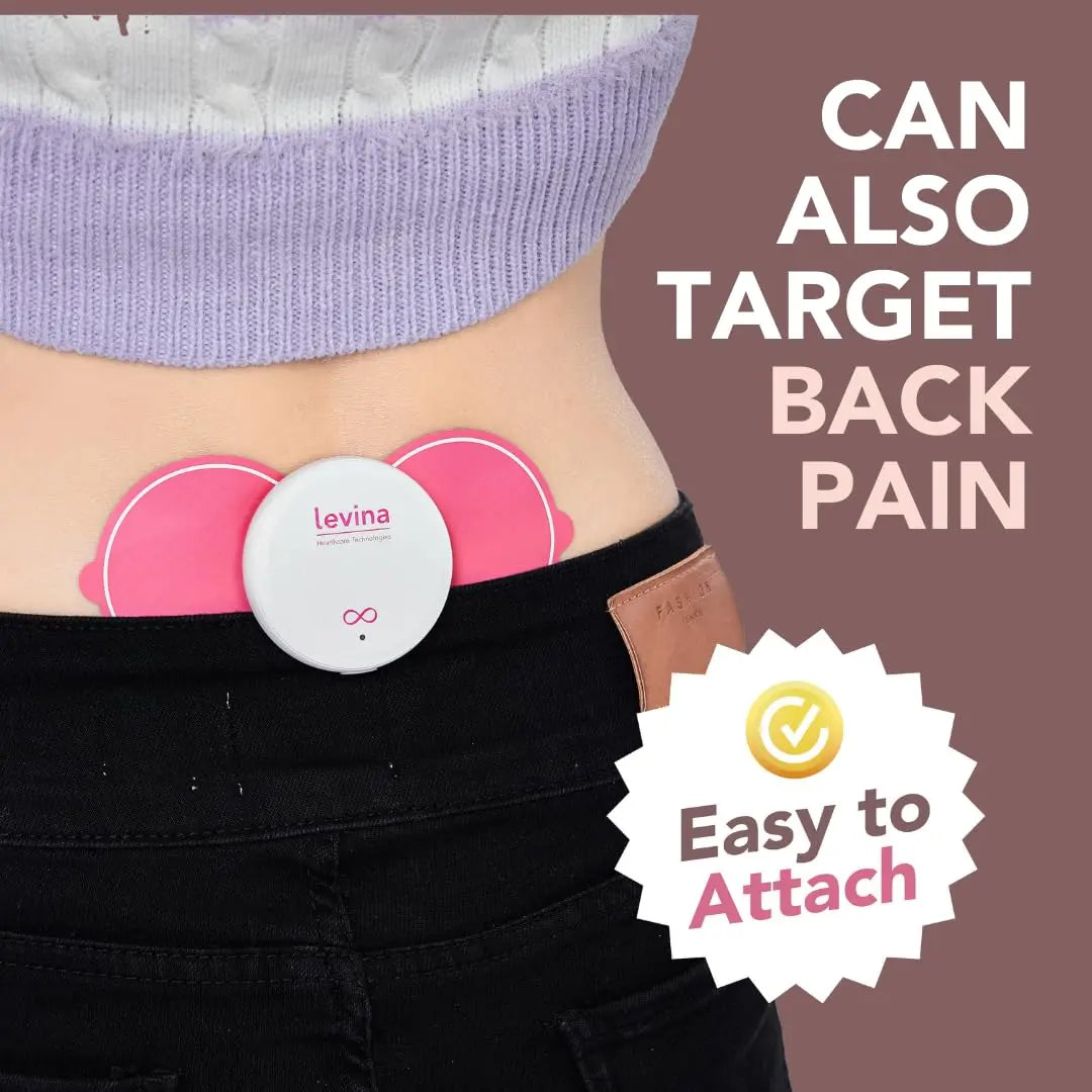Levina Menstrual Period Relief Device - Wireless TENS Unit and Biocompatible Electrode Pads, Rechargeable, Magnetic Connection, Instant Cramp & PMS Relief, and Drug-Free, FSA HSA Eligible (RS-38) Levina Au supplements