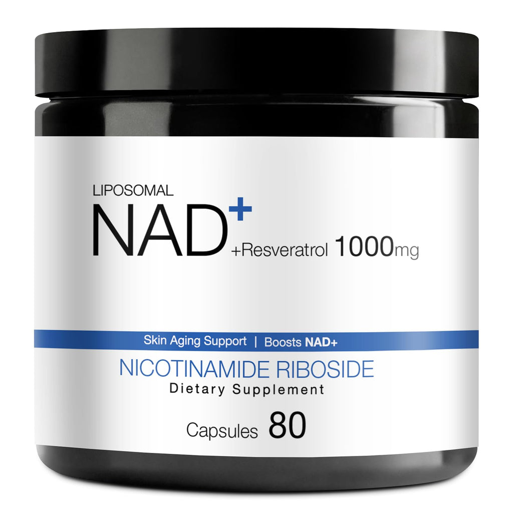 DUCRKACS NAD Supplement - NAD Nicotinamide Riboside Resveratrol 1000mg for Men Women, Liposomal NAD Plus for Energy Anti-Aging, NR Supplement for Energy, Focus, Boost NAD+ DUCRKACS Au supplements