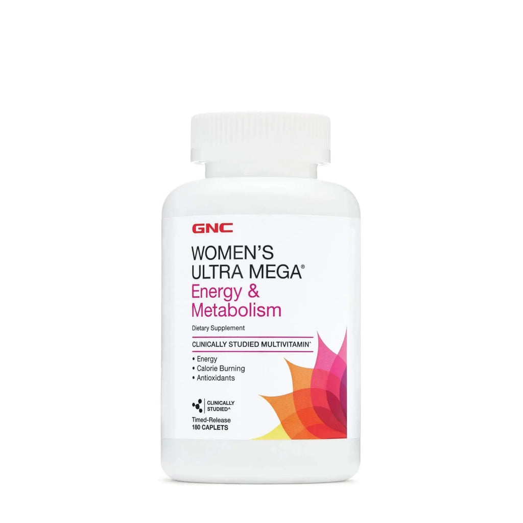 GNC Womens Ultra Mega Energy and Metabolism Multivitamin for Women, 180 Count, for Increased Energy, Metablism, and Calorie Burning GNC Au supplements