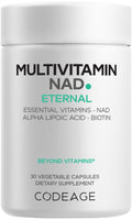 Codeage Multivitamin NAD Supplement - NAD+ Energy & Healthy Aging Support - Vitamin D3 K2, P5P, Methylated B12, Alpha Lipoic Acid, Folate, Riboflavin, Biotin, B Complex Pills - Non-GMO - 30 Capsules Codeage Au supplements