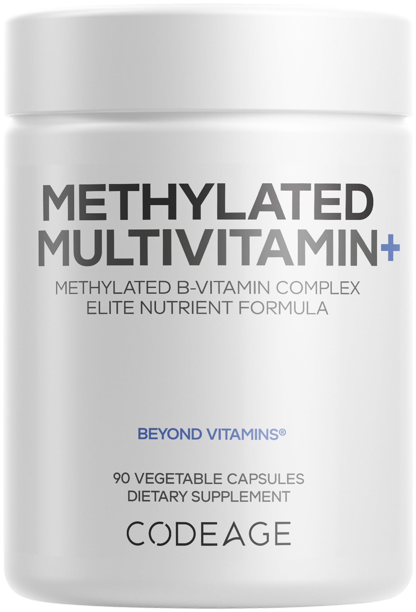 Codeage Methylated Multivitamin Supplement - B-Vitamin, Vitamins A, C, D, E, K2, B12 Methylcobalamin - L-Methylfolate - Magnesium, CoQ10, DIM, Probiotics, Benfotiamine, Lithium, Calcium - 90 Capsules Codeage Au supplements