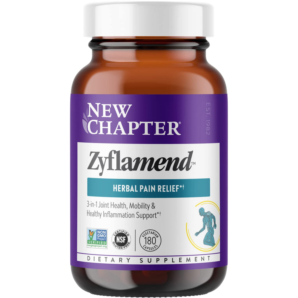 New Chapter Zyflamend™ Joint Supplement & Herbal Pain Relief – 10-in-1 Superfood Blend with Turmeric, Ginger & Green Tea - for Healthy Inflammation Response, Mobility & Flexibility, 180 Capsules New Chapter Au supplements
