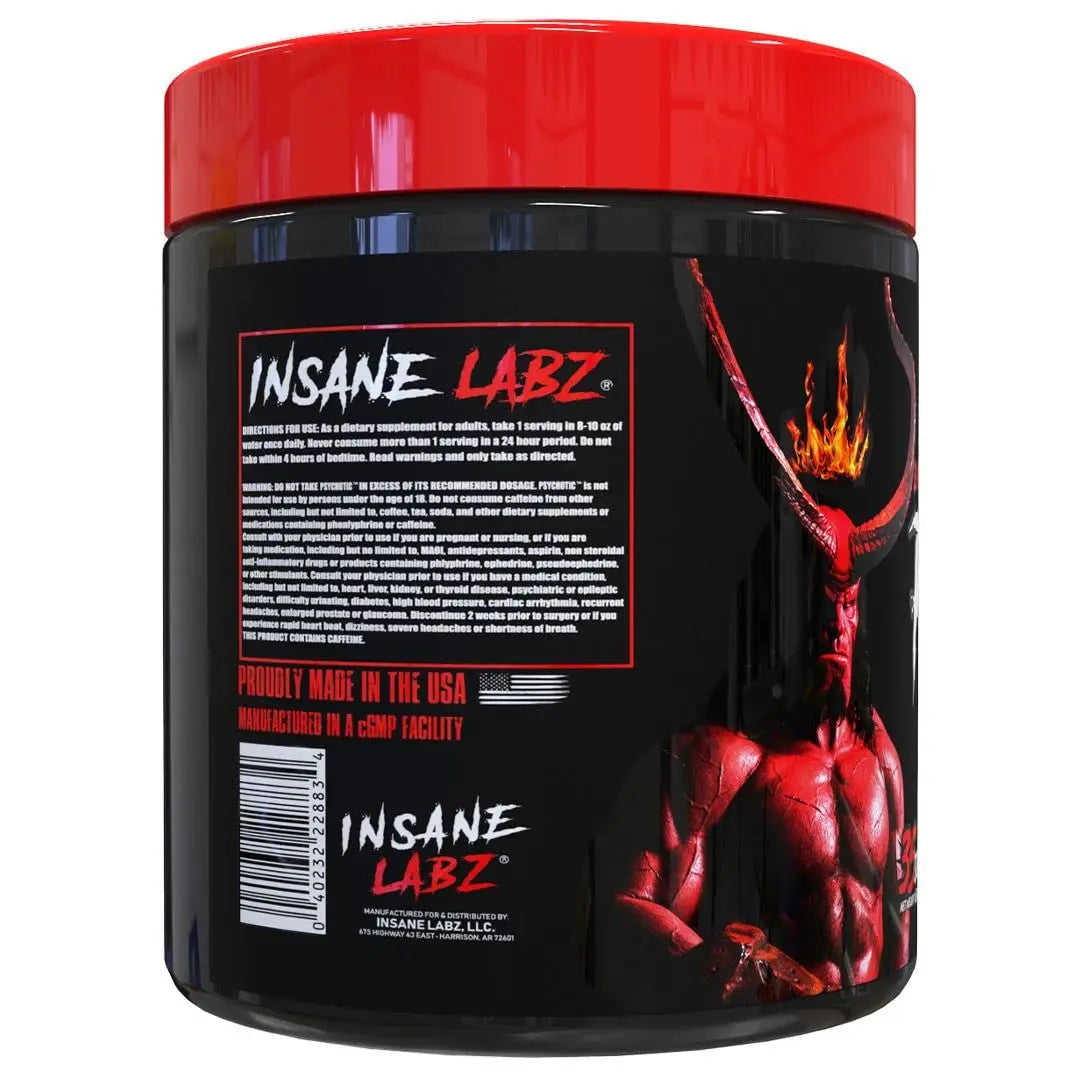 Insane Labz Psychotic, High Stimulant Pre Workout Powder, Extreme Lasting Energy Insane Labz Au supplements