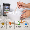 Garden of Life Dr. Formulated Keto Organic MCT Powder - 30 Servings, 6g MCTs from Coconuts plus Prebiotic Fiber & Probiotics