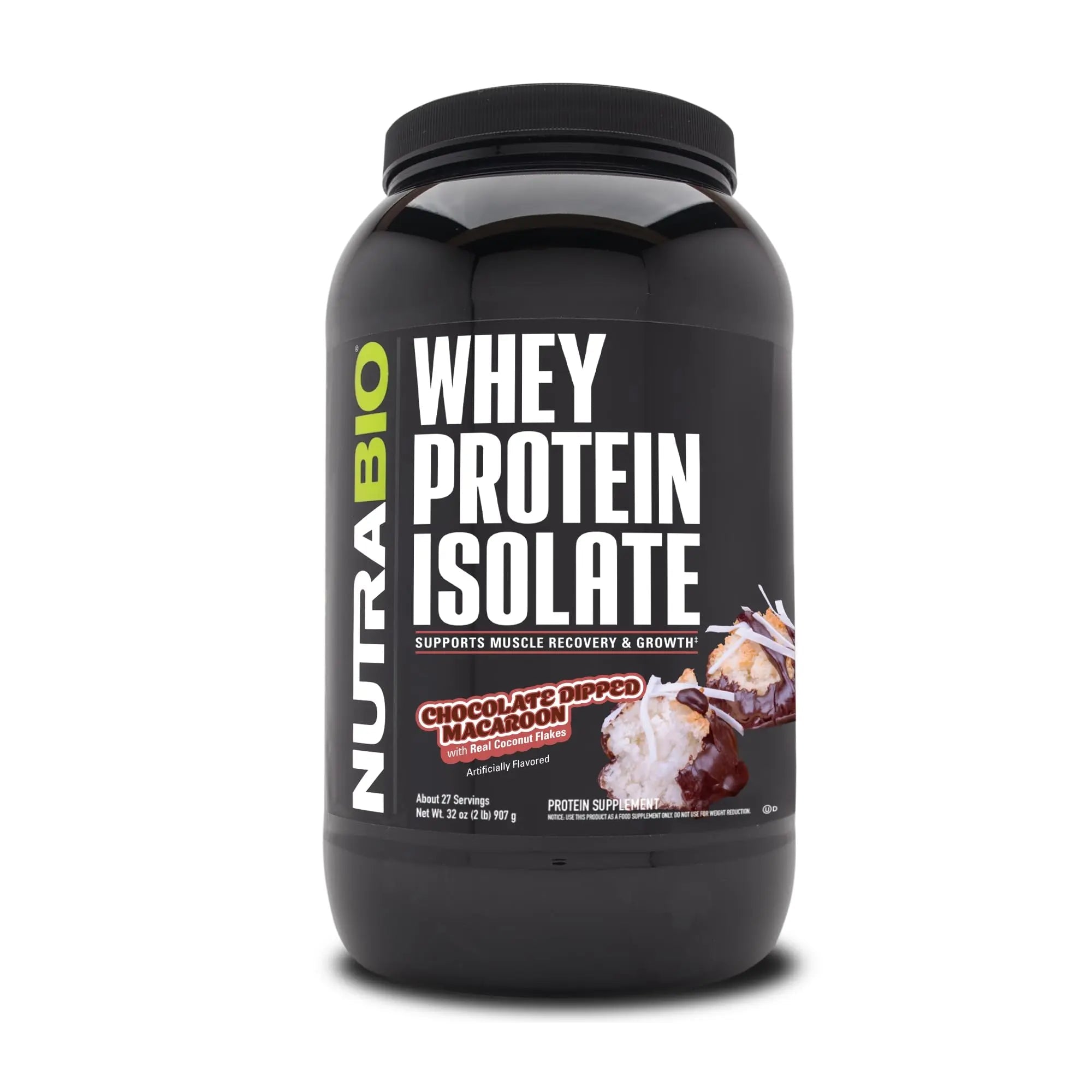 NutraBio Whey Protein Isolate Supplement – 25g of Protein Per Scoop with Complete NutraBio Au supplements