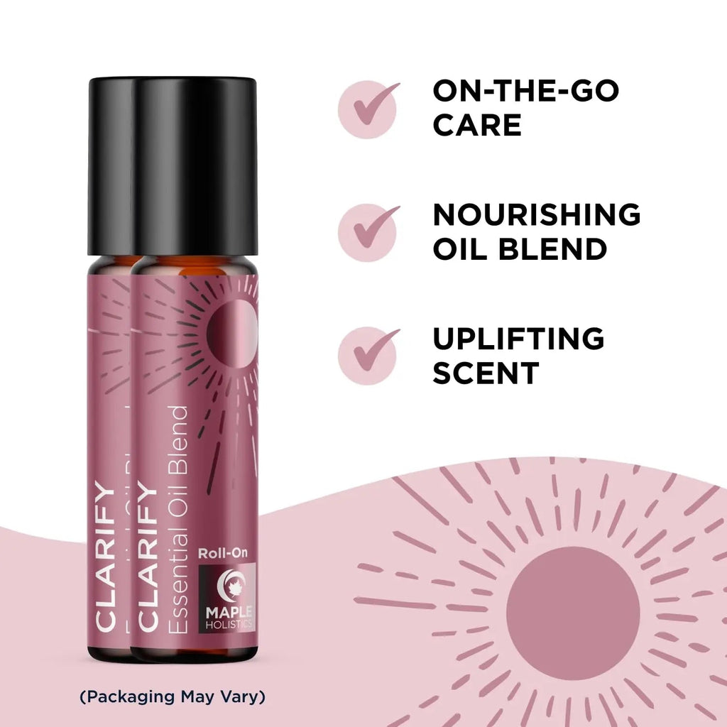 Headache Essential Oil Roll On - Clarify Essential Oil Blend Headache Roll On with Aromatherapy Oils Maple Holistics Au supplements