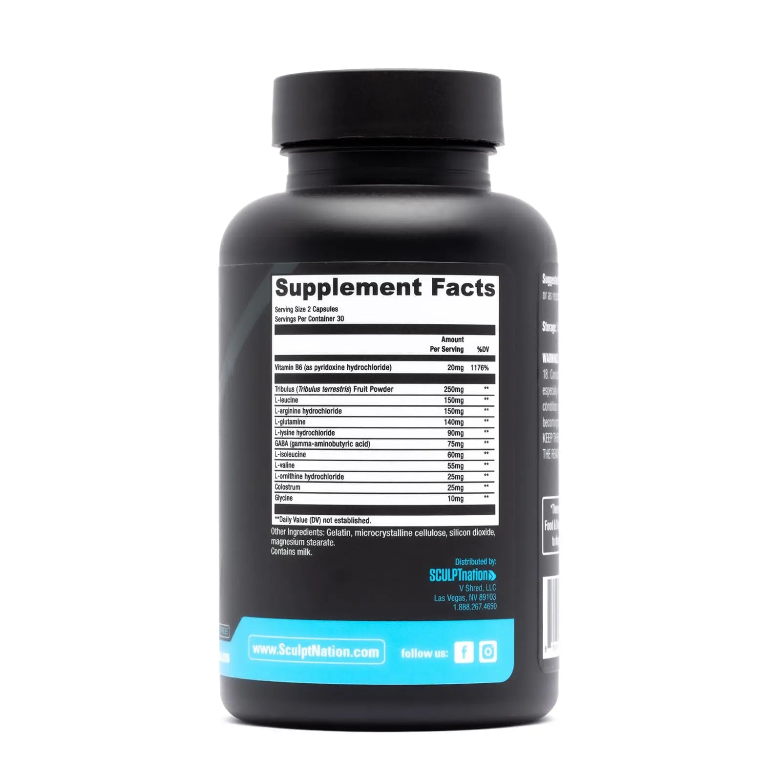 Sculpt Nation by V Shred L Arginine, Tribulus Terrestris & Amino Acids for Energy Sculpt Nation Au supplements