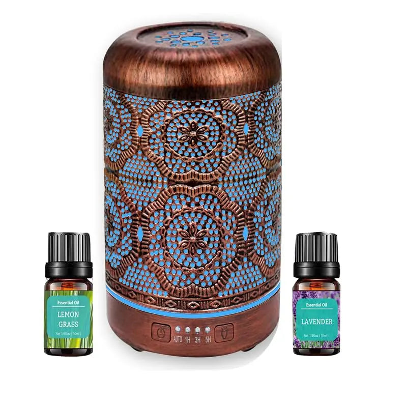 Essential Oil Diffuser, Upgraded Metal Diffusers with Lavender Lemon Essential Oils, 250ml BAIESHIJI Au supplements