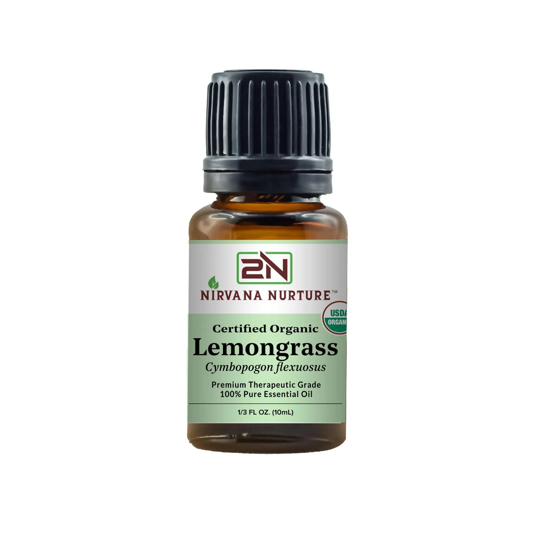 Nirvana Nurture Lemongrass Essential Oil USDA Certified Organic 100% Pure Premium Therapeutic Grade Nirvana Nurture Au supplements