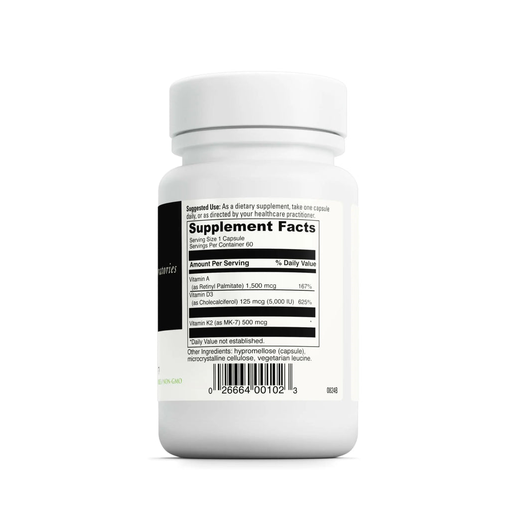 DAVINCI Labs ADK - Helps Support Bone, Heart & Immune Health - Dietary Supplement with Vitamins A, D3 & K2 (as MK-7) - Vegetarian DAVINCI Au supplements