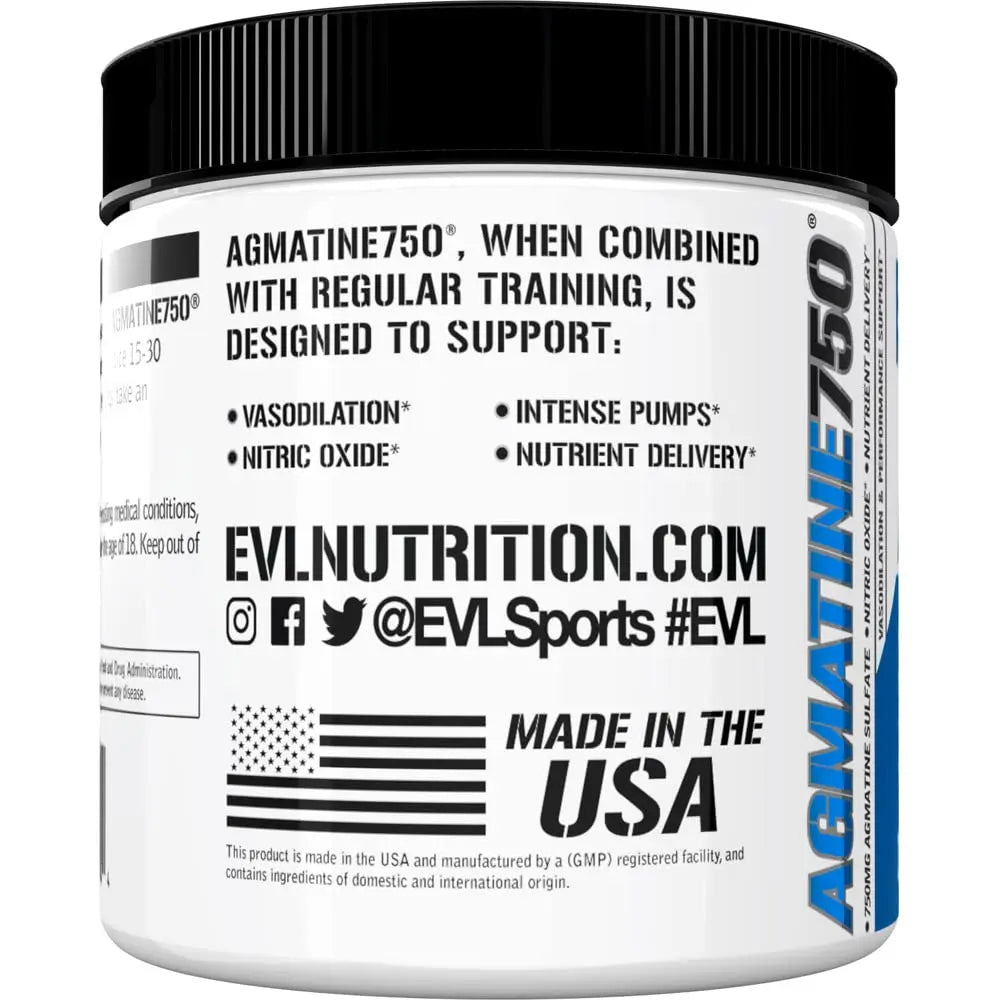 Evlution Agmatine Sulfate Nitric Oxide Powder Nutrition High Strength Agmatine Sulfate Evlution Au supplements