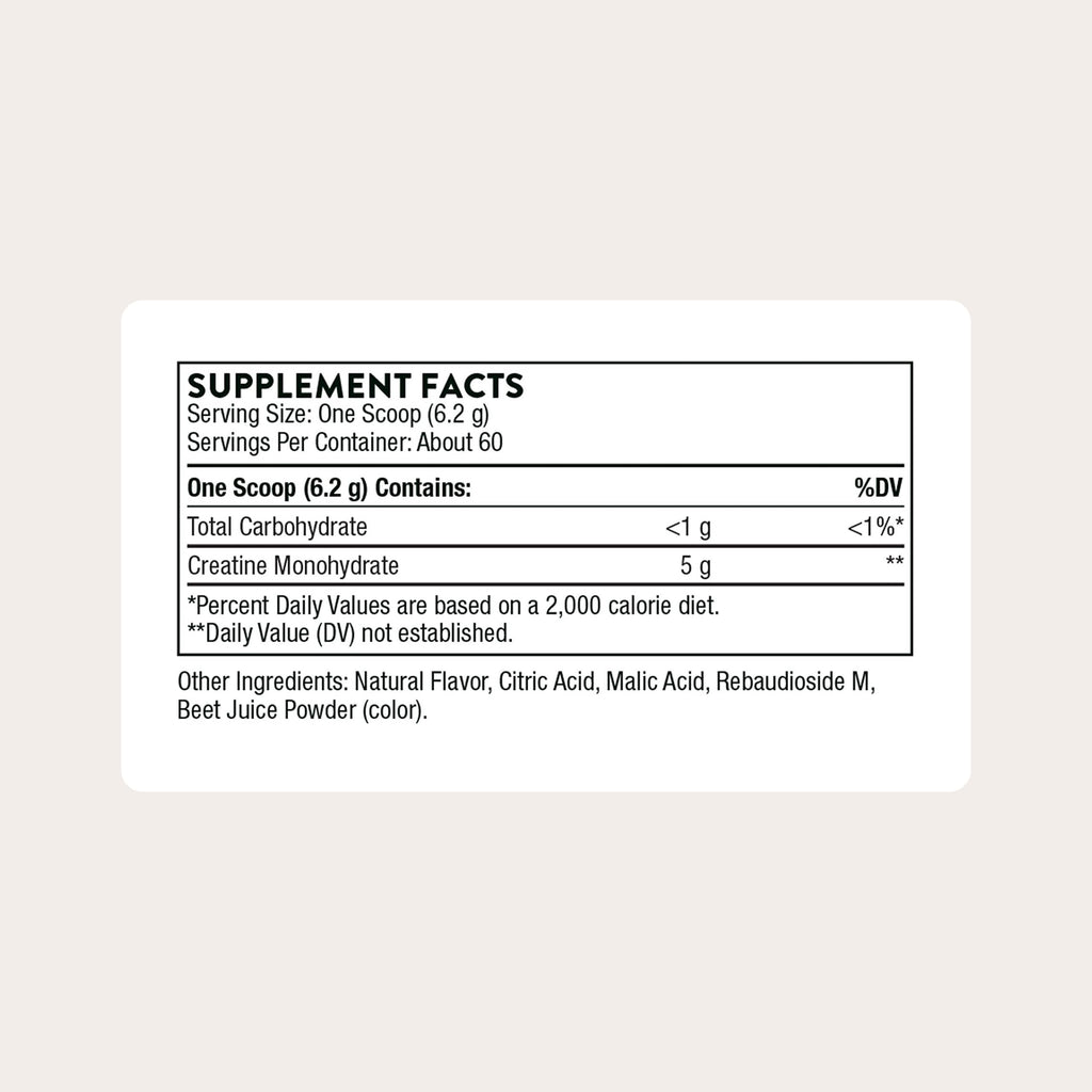 THORNE Creatine - Micronized Creatine Monohydrate Powder - Support for Muscles & Cognitive Function* - for Women & Men - Strawberry - NSF Certified for Sport - 5 g per Serving - 60 Servings THORNE Au supplements