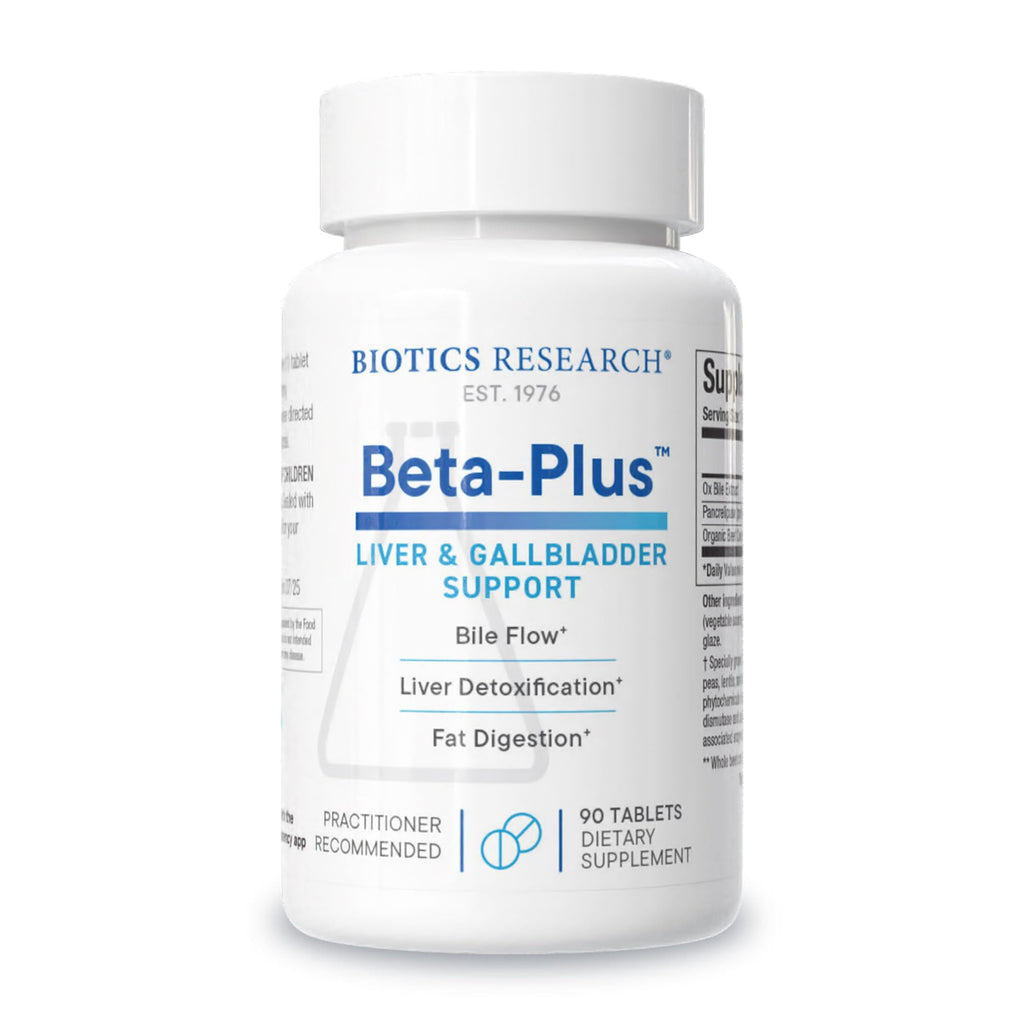 Biotics Research Beta-Plus™ Nutritional Ox Bile Salts Digestive Enzymes Supplement for Bile Production for No Gallbladder-Supports Overall Liver Function,