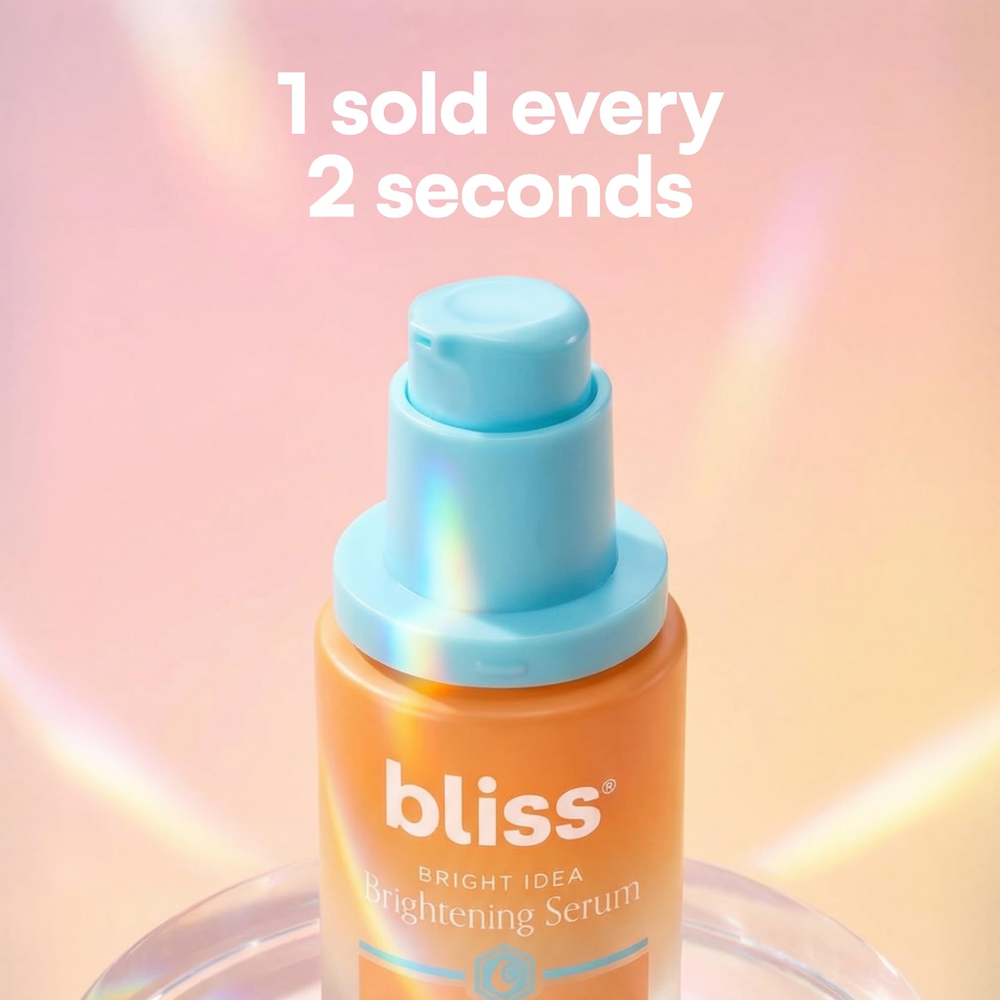Bliss Vitamin C + Tri-Peptide Face Serum – Stabilized Vitamin C with Collagen-Boosting Peptide – Brightening Serum for Dark Spots