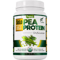 SOLO Organic Pea Protein Isolate, Low in Sodium, Canada Grown Peas, 100% Vegan, Non-GMO, Unflavored Plant Based Protein Powder with BCAA, Keto & Paleo Friendly,