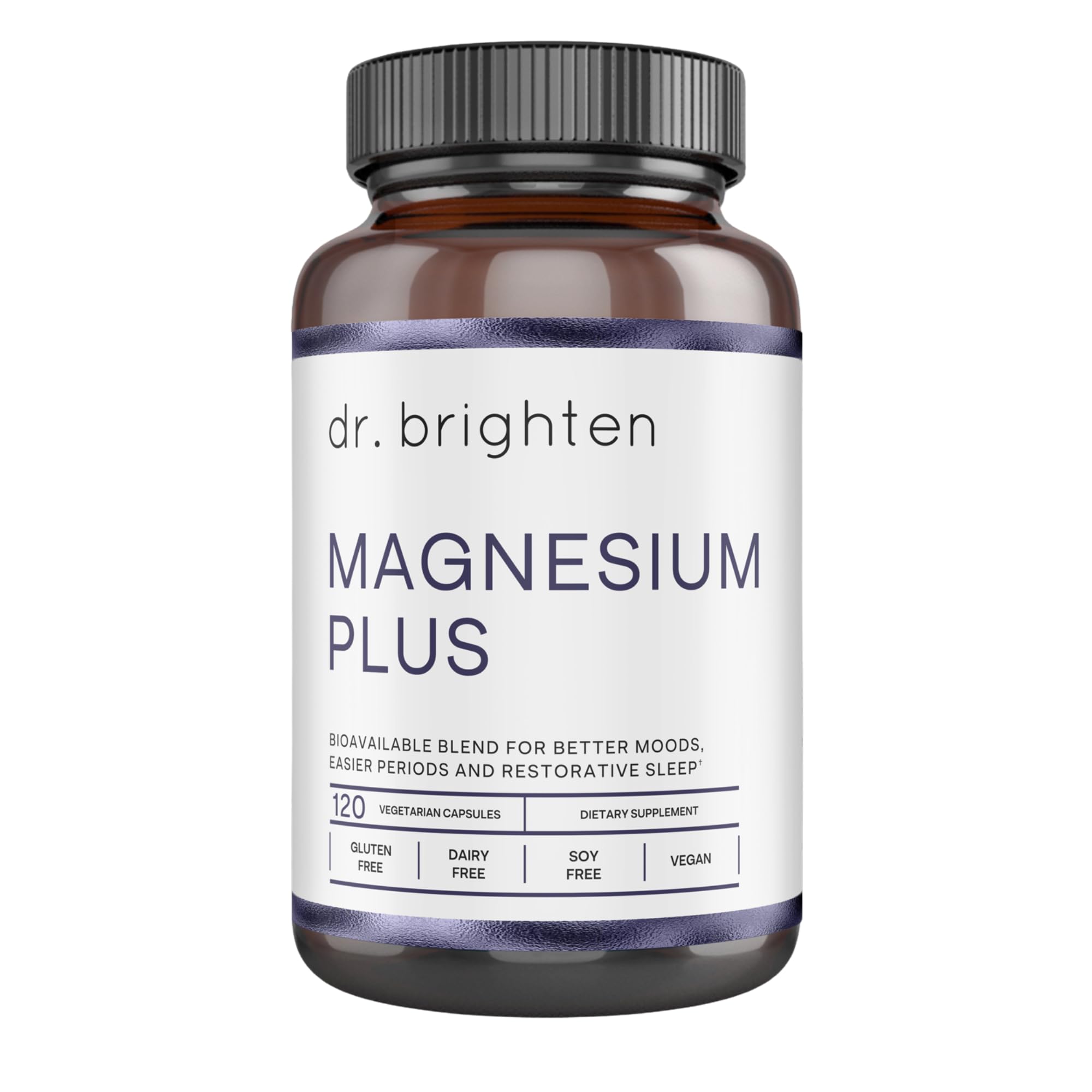 Dr. Brighten Magnesium Plus (as Magnesium Bi-glyncinate) - Beneficial in Maintaining a Healthy Mood, Sleep, Hormone Balance and Reducing Symptoms of PMS and Menstrual Cramps Dr. Brighten Au supplements