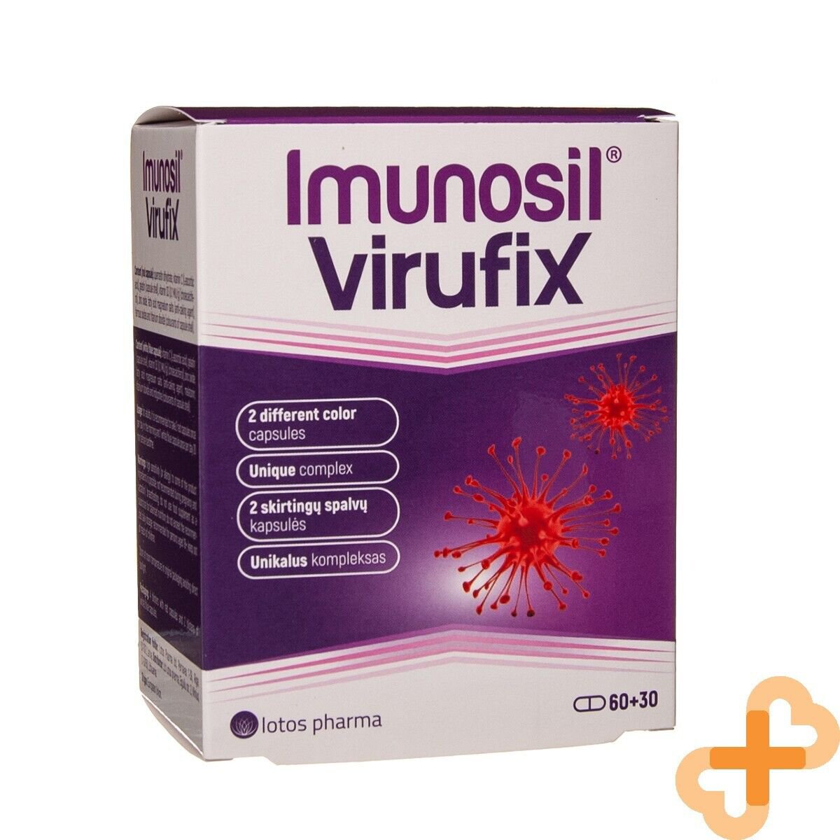 IMUNOSIL VIRUFIX Unique Formula Supplement Immune System Adult 60+30 Capsules IMUNOSIL Au supplements
