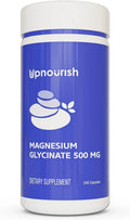 UpNourish Chelated Magnesium Glycinate 500mg Capsules - Magnesium UpNourish Store Au supplements