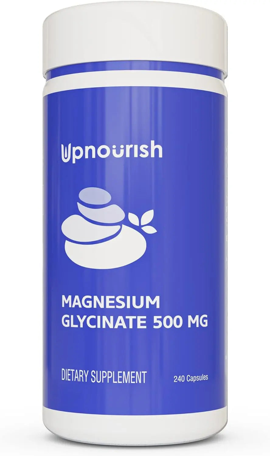 UpNourish Chelated Magnesium Glycinate 500mg Capsules - Magnesium UpNourish Store Au supplements