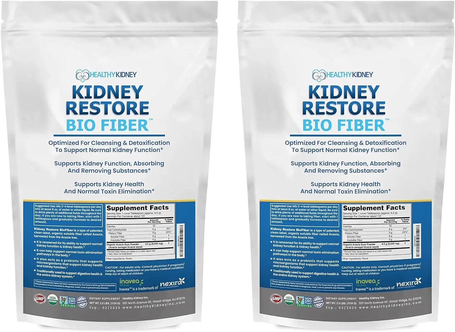 Kidney Restore Bio Fiber 2-Pack Restorative Kidney Support and Kidney Kidney Restore Store Au supplements