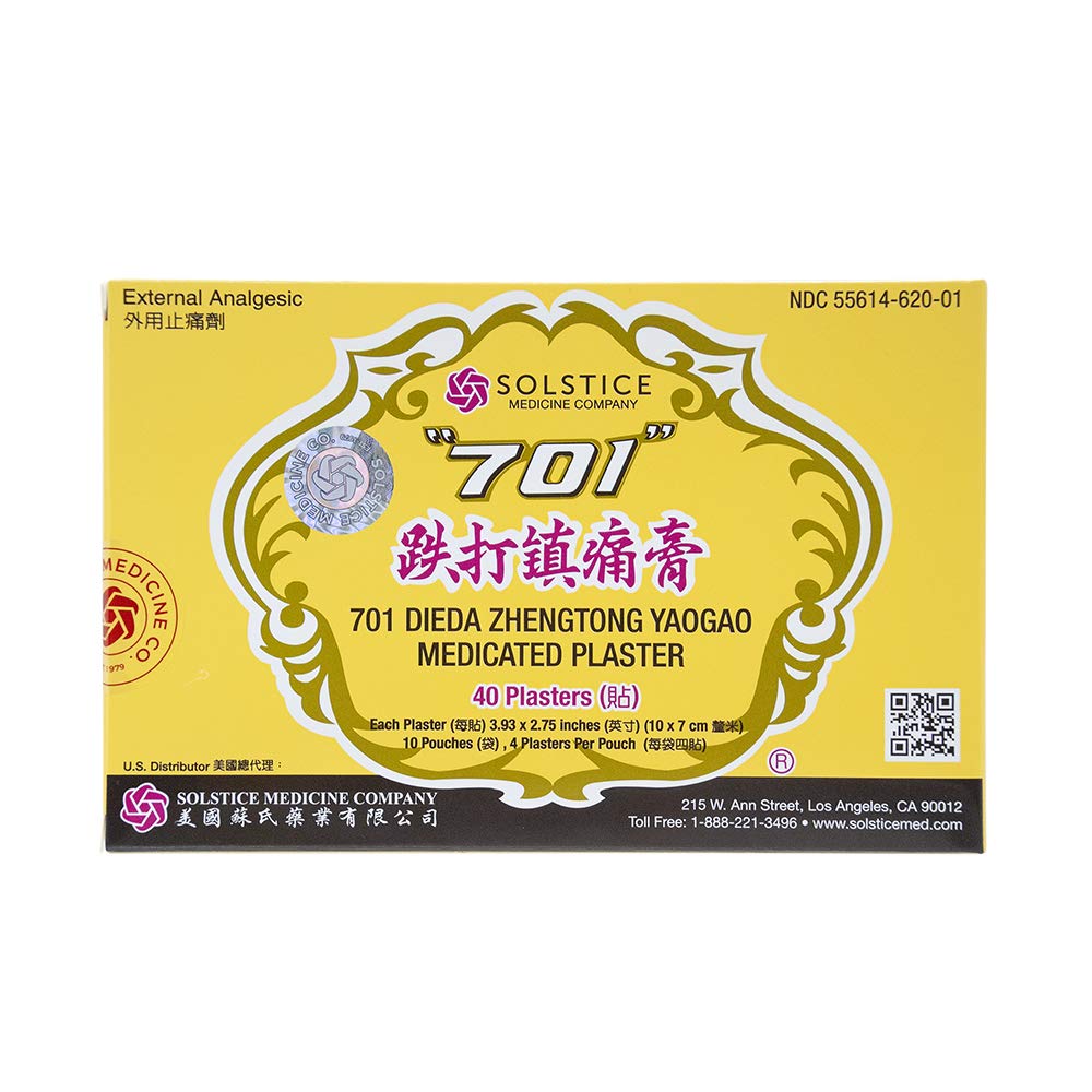 701 Dieda Zhentong Yaogao Medicated Plaster by Solstice - TrustMedUSA