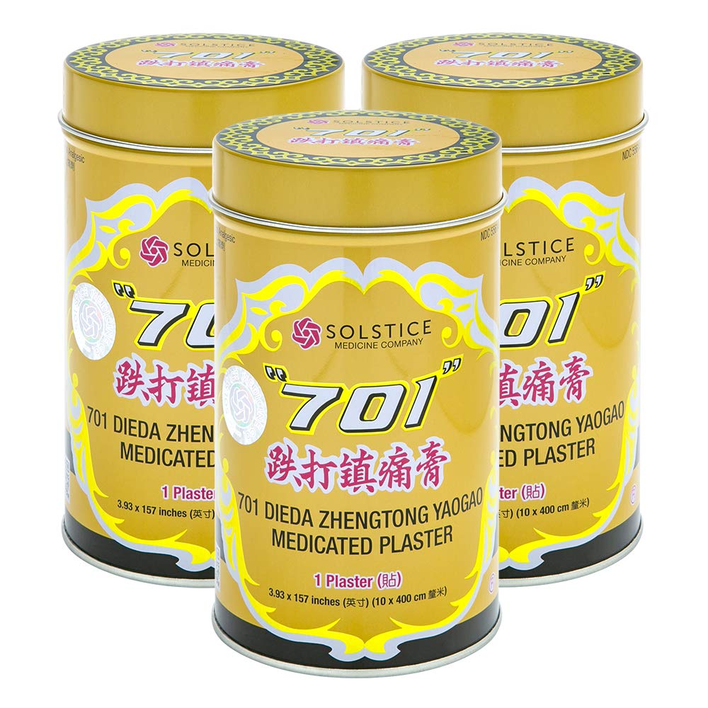 701 Dieda Zhentong Yaogao Medicated Plaster (Genuine Solstice Product) (3 Cans) - TrustMedUSA