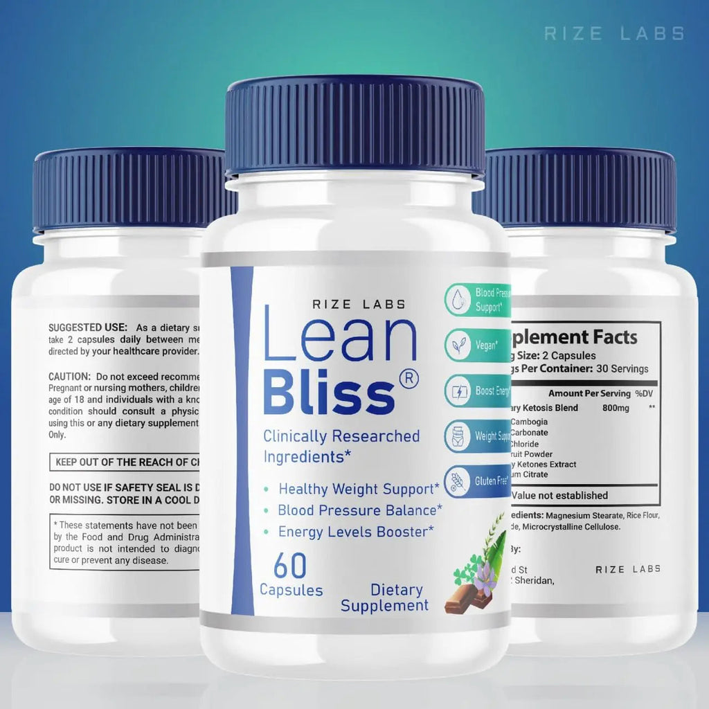 (2 Pack) Lean Bliss Weight Loss Pills, Lean Bliss Fat Burning Formula, LeanBliss Advanced rize labs Au supplements