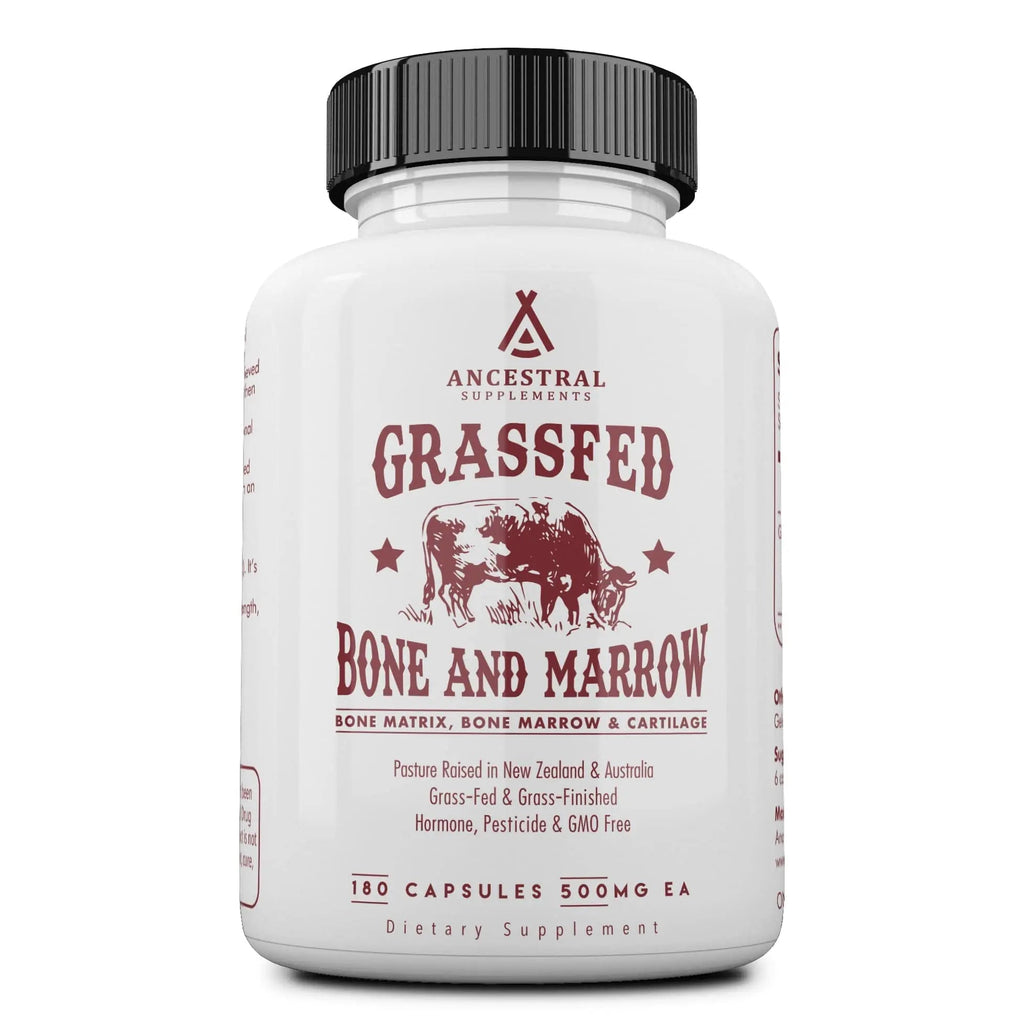Ancestral Supplements Grass Fed Beef Bone and Marrow Supplement, Bone, Skin, Oral Health, and Joint Care Supplements Promote Whole Ancestral Supplements Au supplements