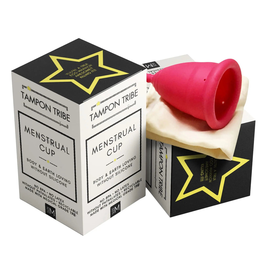 Tampon Tribe - Reusable Menstrual Cup, Easy to Clean TPE-Based Period Essential, Silicone-Free Tampon Tribe Au supplements