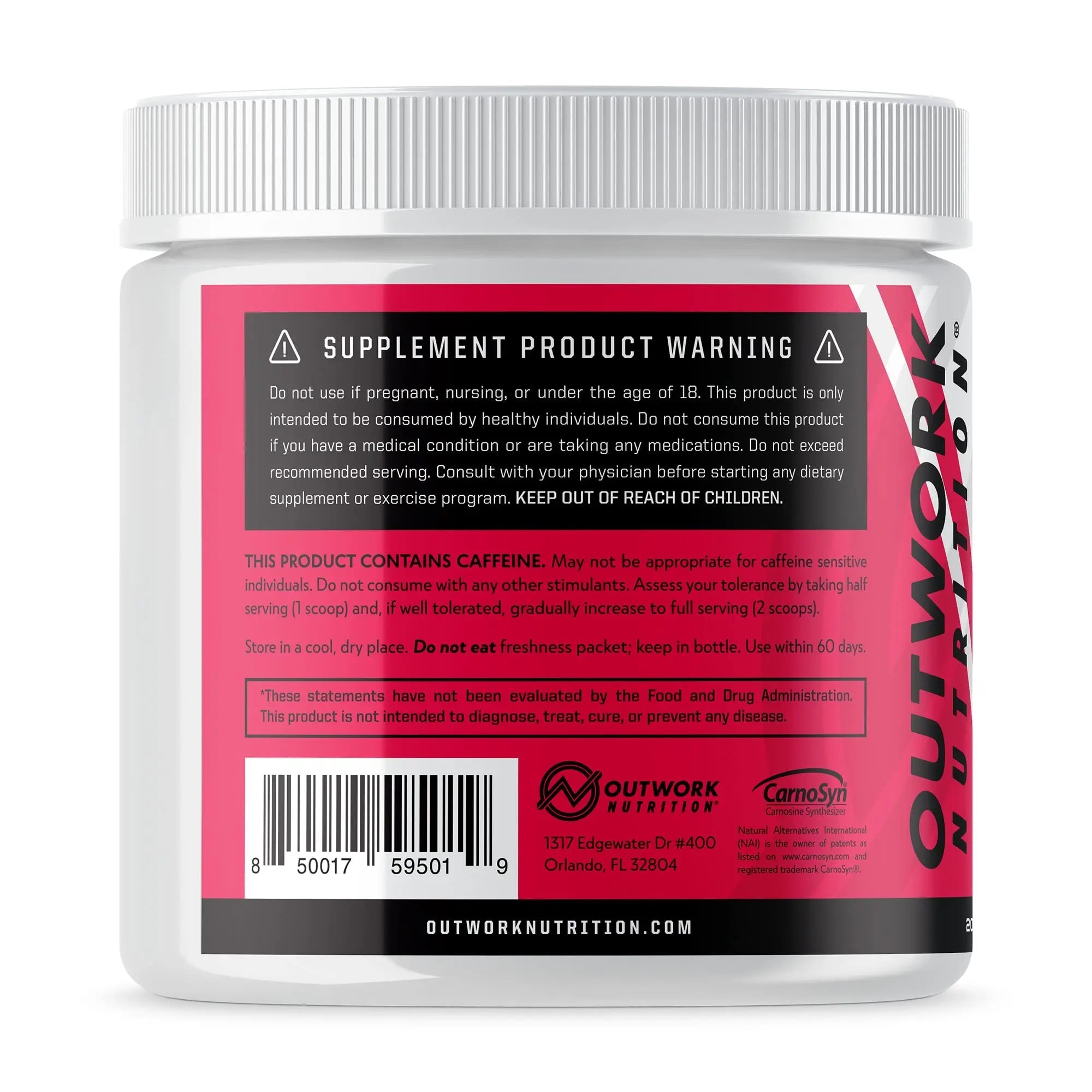 Outwork Nutrition Pre-Workout Supplement with Nootropics - Energy & Mental Focus Outwork Nutrition Au supplements