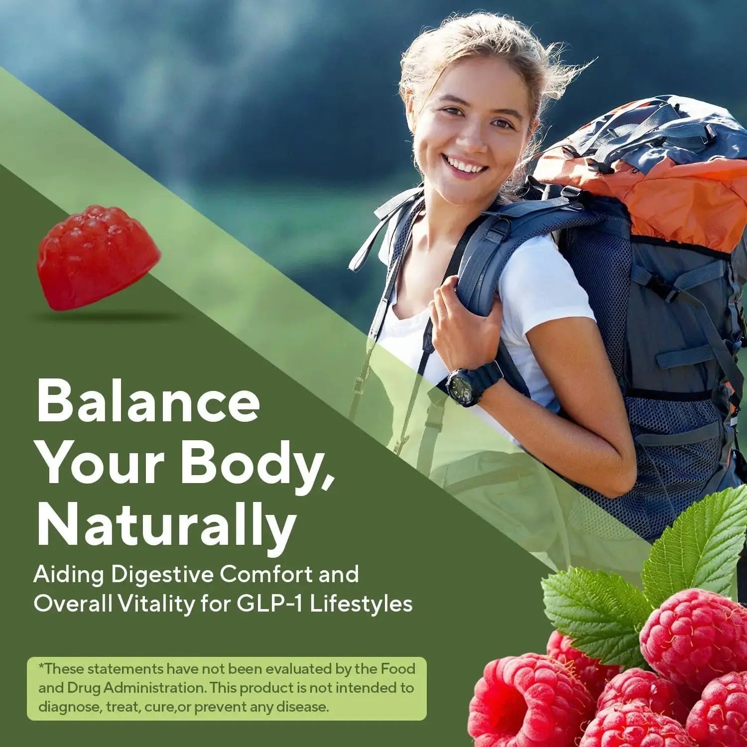 NuVa GLP-1 Support Multivitamin Gummies for Men & Women: Raspberry, Sugar-Free, 3g Fiber for Digestion & Gut Health NuVa Au supplements