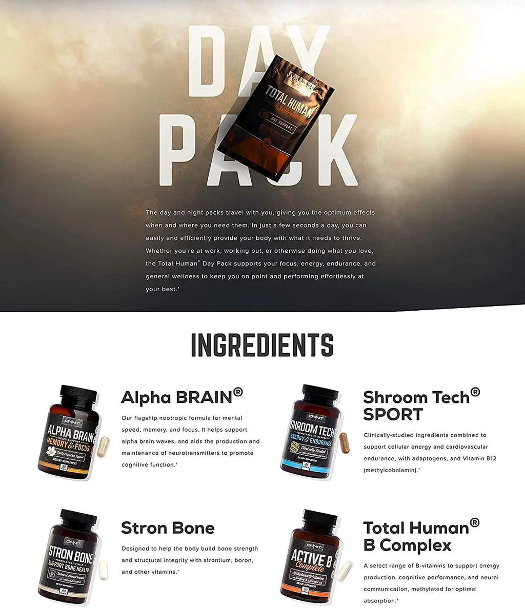 ONNIT Total Human Day and Night Vitamin Packs, 7-Day Supply Capsule ONNIT Au supplements