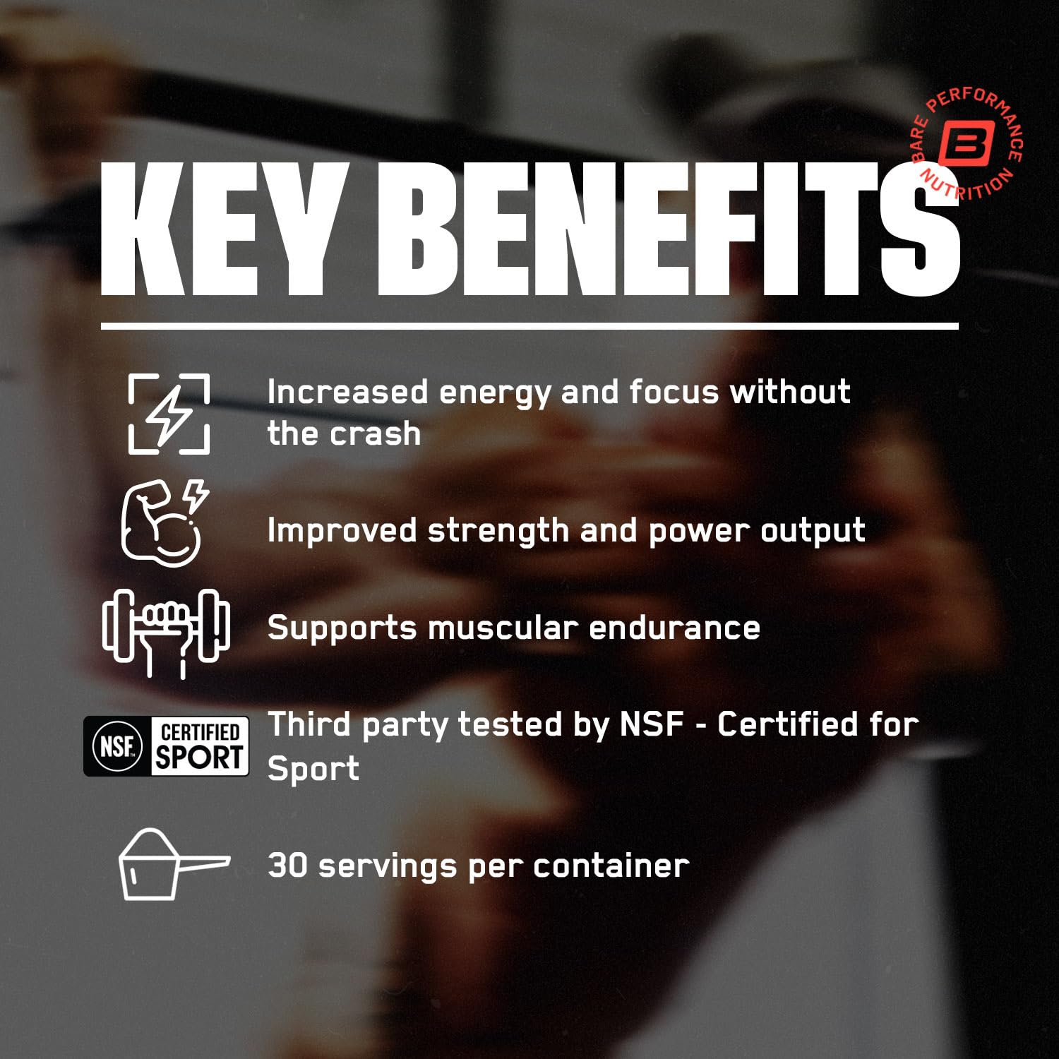 BARE PERFORMANCE NUTRITION BPN Flight Pre Workout, Supports Energy and Mental Focus, Improved Endurance & Muscle Pumps with CarnoSyn