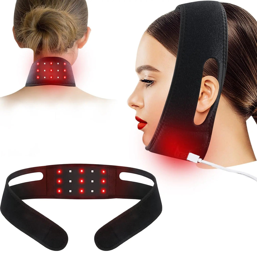 Red Light Therapy Belt for Neck, Infrared Light Therapy Flexible Wearable Wrap Pad LitePow Au supplements