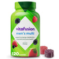 vitafusion Adult Gummy Vitamin Supplement for Men, Berry Flavored, A, C, D, E, B6, B12, Daily, 120 Count, 60 Day Supply Vitafusion Au supplements