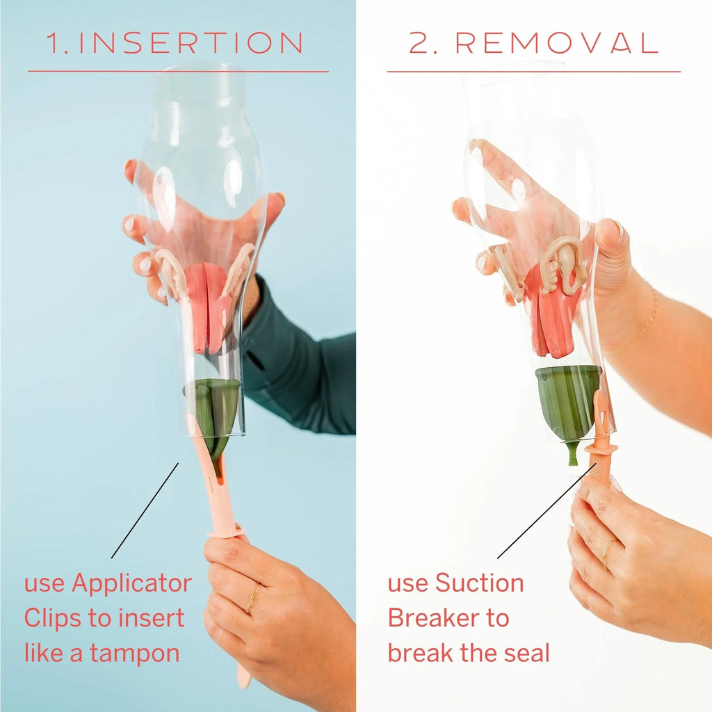 Pixie Menstrual Cup & Tampon Applicator + Period Cup Remover - Make Insertion & Removal Easy Pixie Cup Au supplements