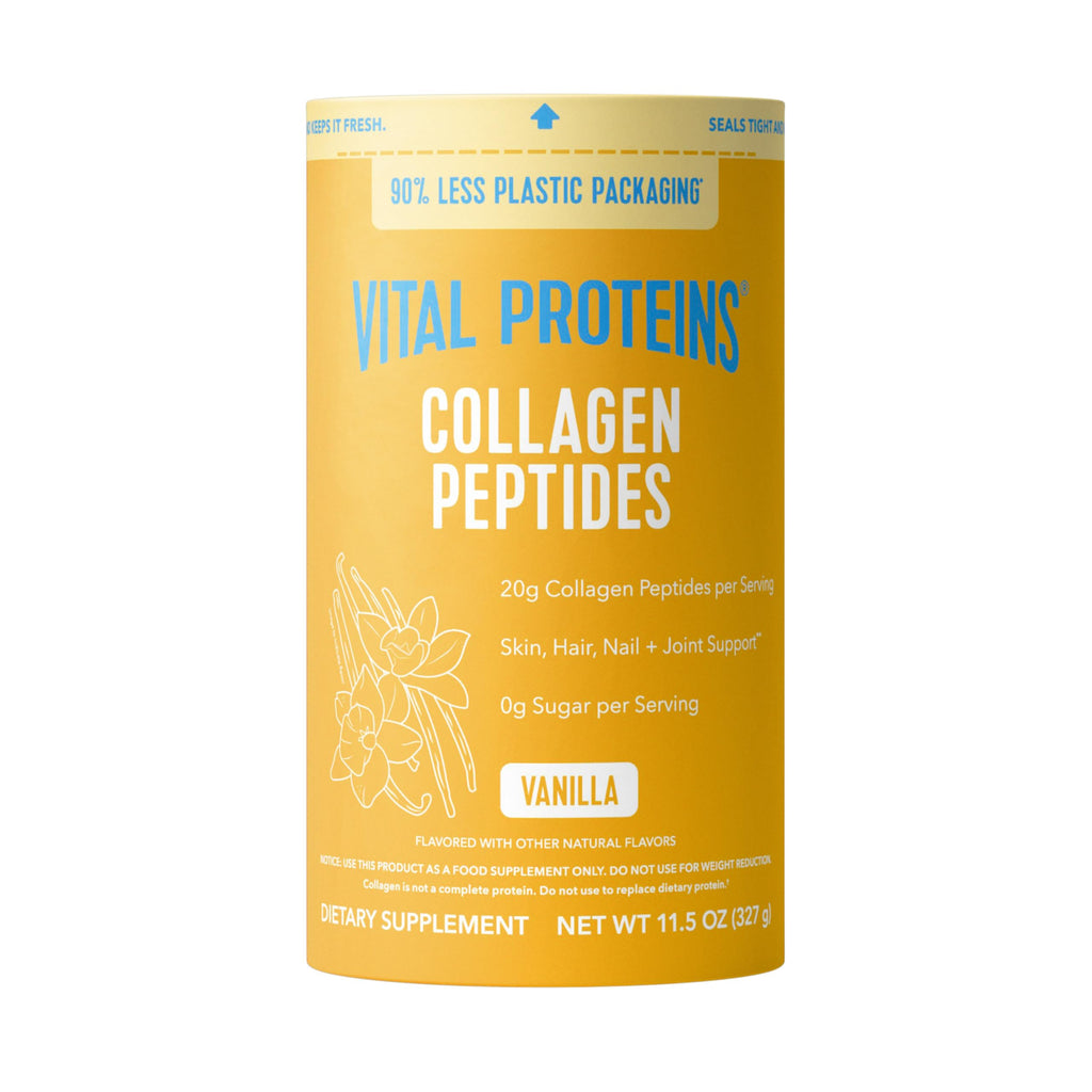 Vital Proteins Collagen Peptides Powder Vanilla - Supports Hair, Skin, Nails, Bones, Joints, Powder for Women