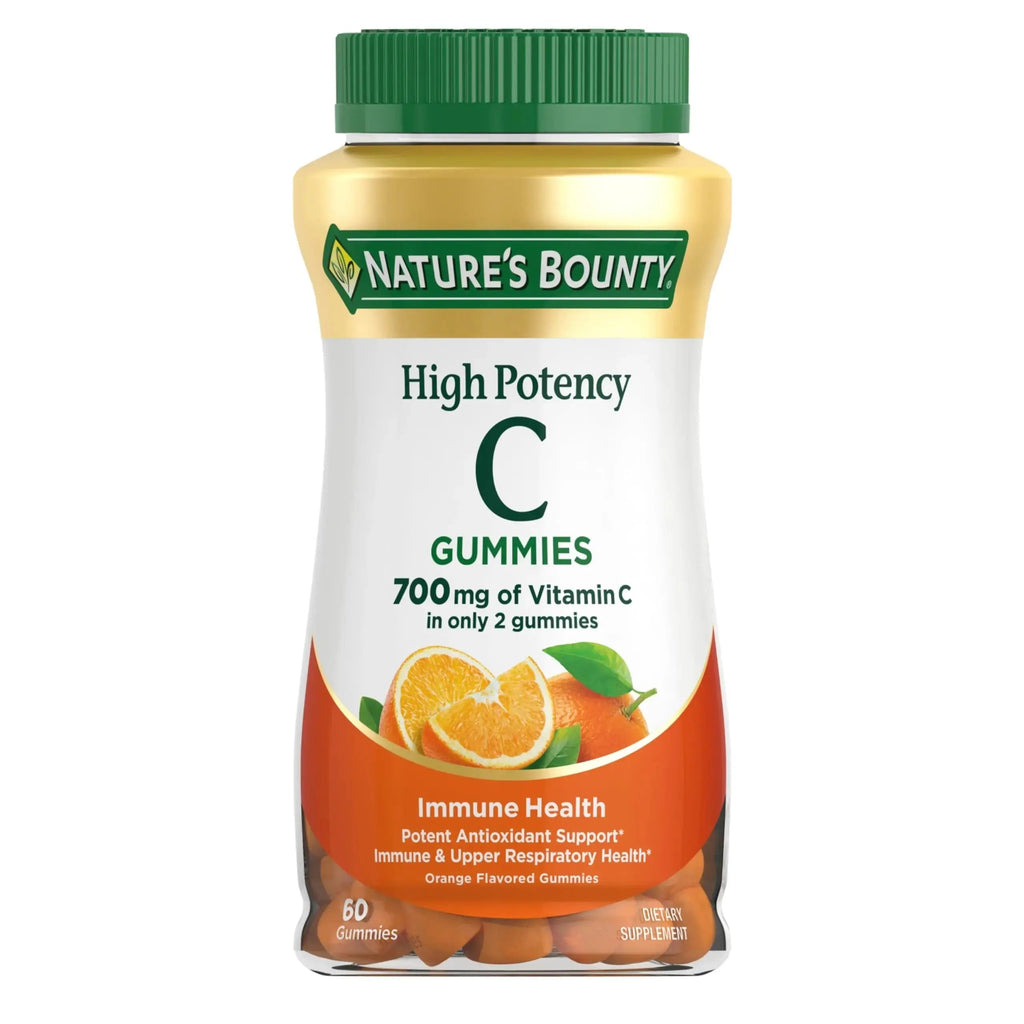 Nature’s Bounty Vitamin C Gummies 700mg, High Potency Vitamin C Chewable Gummies for Adults, Immune Support Supplement Nature's Bounty Au supplements