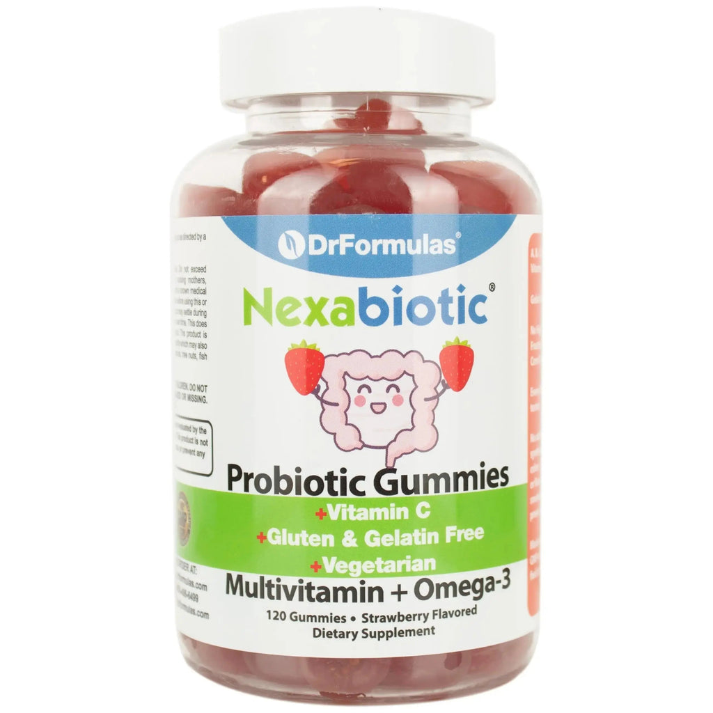 DrFormulas Multivitamin Gummies with Omega 3 and Probiotics for Kids and Adults with Vitamin C | Nexabiotic with Vitamin A, C, D3, E, B6, B12 DrFormulas Au supplements