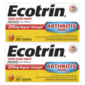 Ecotrin Regular Strength Safety Coated Aspirin | Arthritis Pain | 300 Tablets (2 Pack) Ecotrin Au supplements