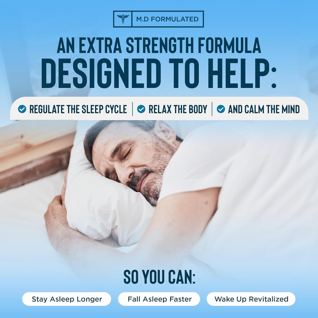 Relaxium SleepQuick Gummies - Sleep Aid + Gut Health & Immune Support, 5 mg Melatonin, Vitamin D-3 + Prebiotic & Probiotic Blend