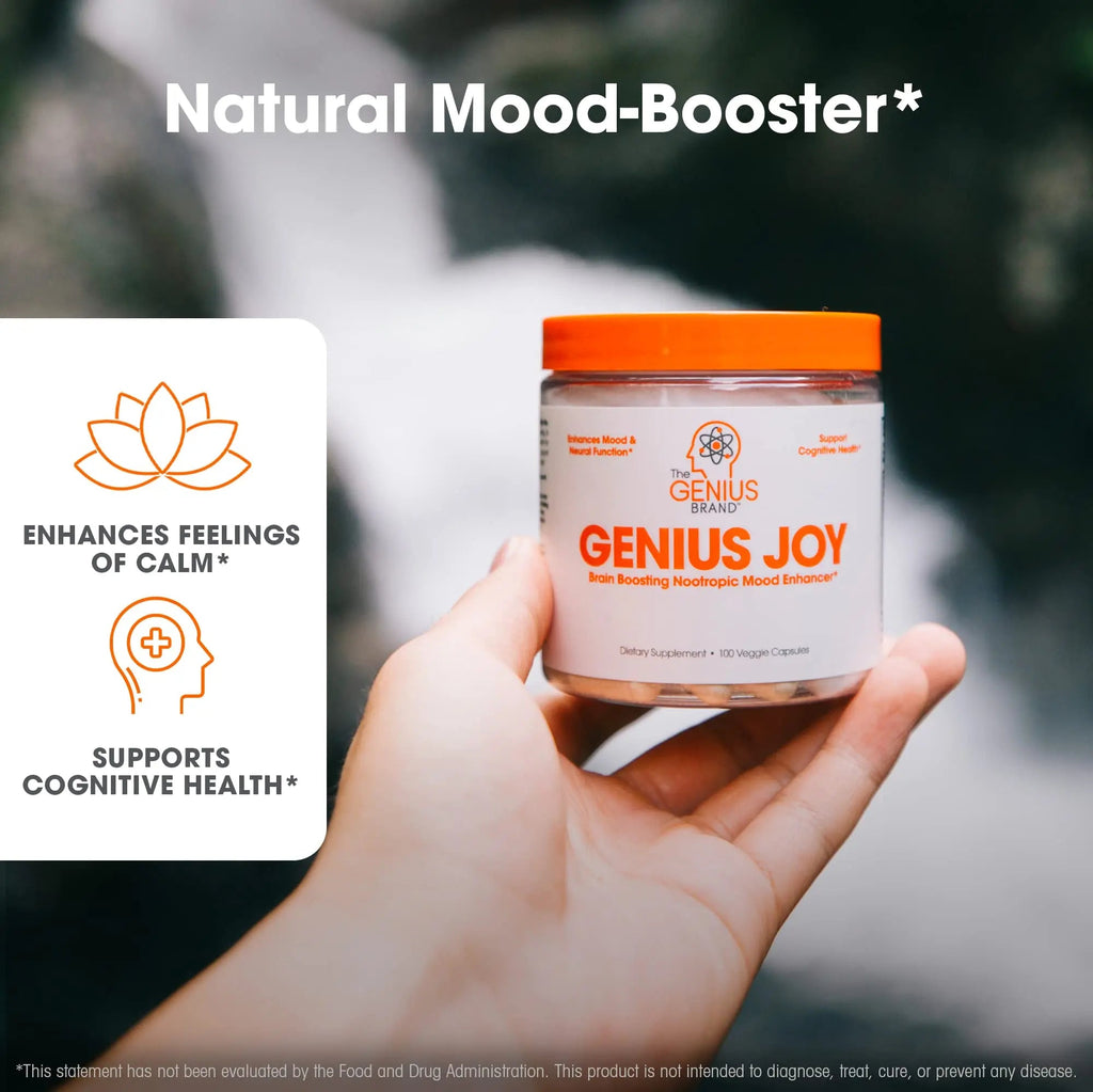 Genius Joy, Nootropic Mood Enhancer Supplement - Support Cognitive Health The Genius Brand Au supplements