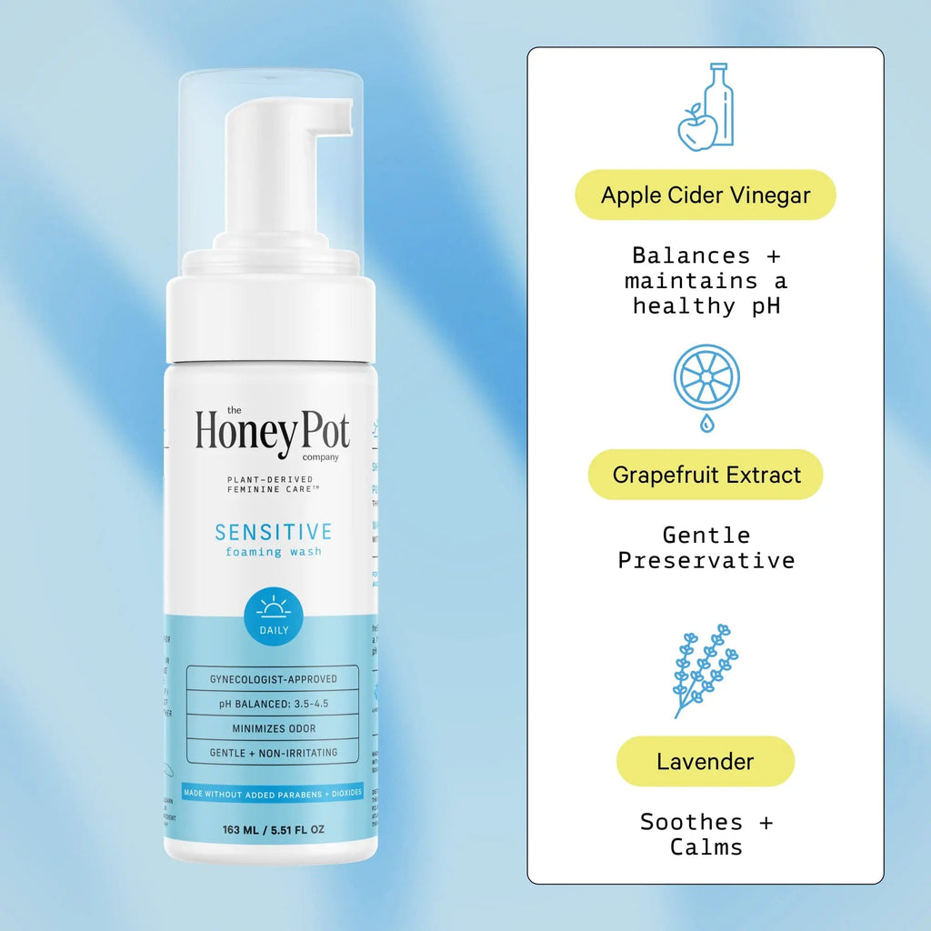 The Honey Pot Company - Feminine Wash & Feminine Wipe Bundle - Includes Unscented Ph Balance The Honey Pot Company Au supplements