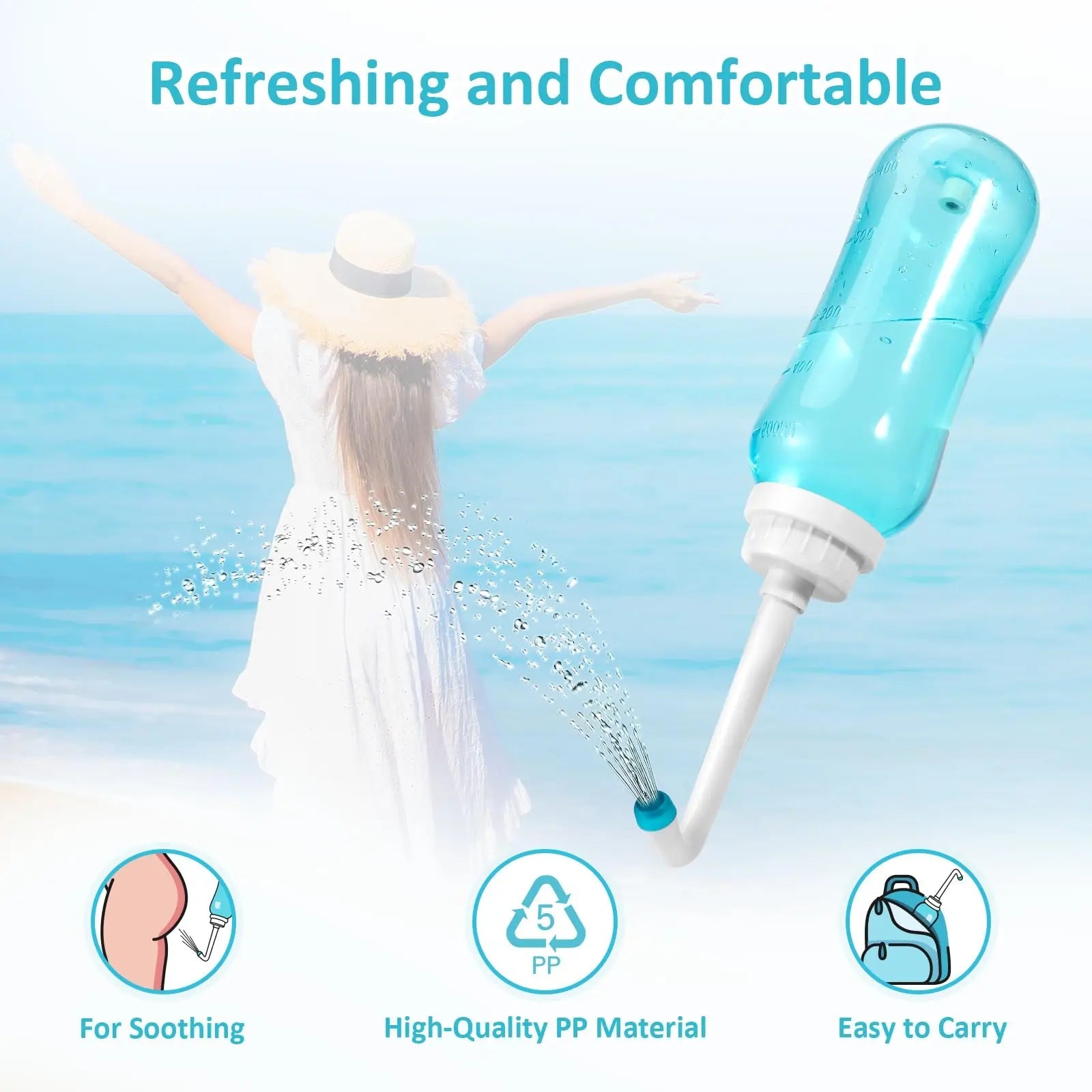 Peri Bottle Zitrads, Squeeze-Free Portable Bidet for Postpartum Essentials, Peri Bottles Zitrads Au supplements