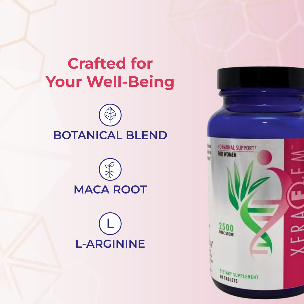 Youngevity XeraFem – Hormonal Support for Women with Vitamins, Minerals, Maca Root, and Grapeseed Extract – Supports Hormonal Balance and Immune Health – 60 Tablets Youngevity Au supplements
